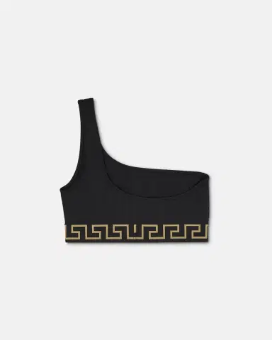 Versace Jacquard One-Shoulder Bikini Top | Thumbnail 2 Versace Jacquard One-Shoulder Bikini Top | Thumbnail 2