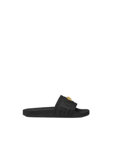 Versace La Medusa Rubber Sliders | Thumbnail 1