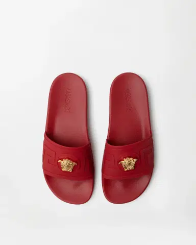 Versace La Medusa Rubber Sliders | Thumbnail 2