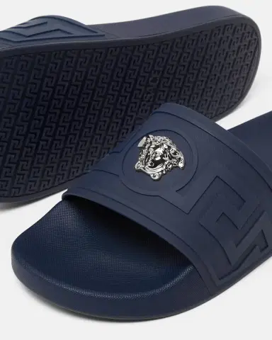 Versace La Medusa Rubber Sliders | Thumbnail 2