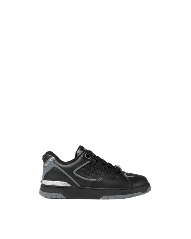 Versace Biggie Basket Leather Sneakers