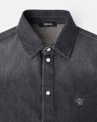 Versace Lightweight Denim Shirt | Thumbnail 2