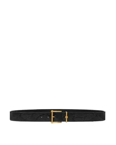 Versace Barocco Leather Belt 1.2" | Thumbnail 1 Versace Barocco Leather Belt 1.2" | Thumbnail 1
