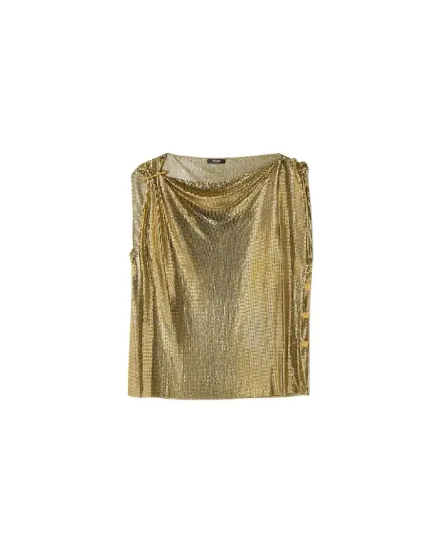 Versace Metal Mesh Top