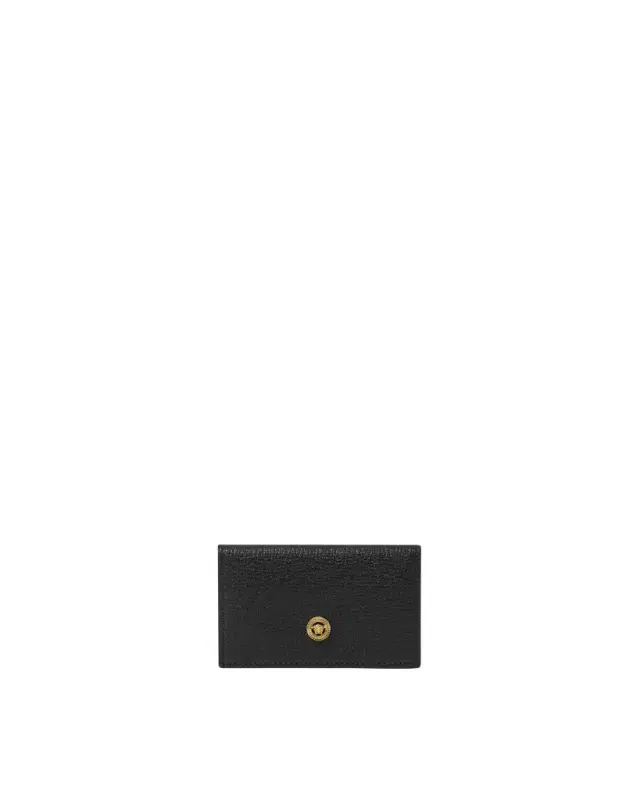 Versace Medusa Biggie Leather Card Holder