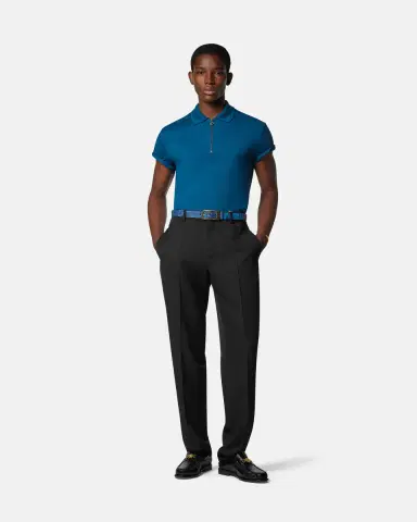 Versace Wool Tapered Formal Pants | Thumbnail 2