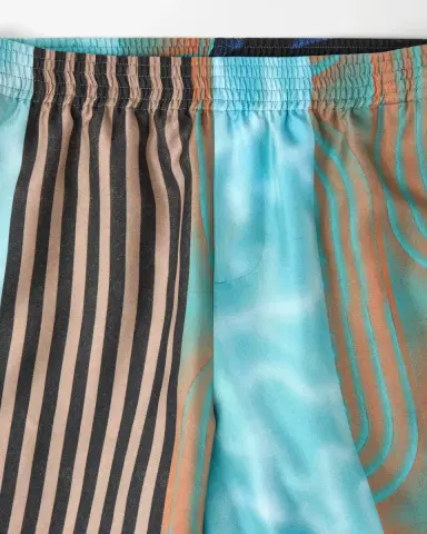Versace Printed Silk Twill Shorts | Thumbnail 2 Versace Printed Silk Twill Shorts | Thumbnail 2