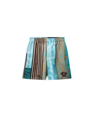 Versace Printed Silk Twill Shorts | Thumbnail 1 Versace Printed Silk Twill Shorts | Thumbnail 1