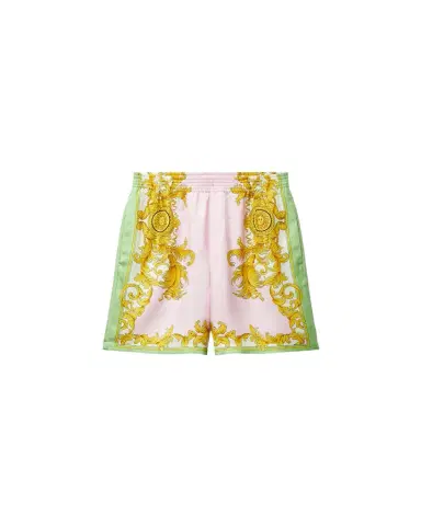 Versace Printed Silk Twill Shorts | Thumbnail 1 Versace Printed Silk Twill Shorts | Thumbnail 1
