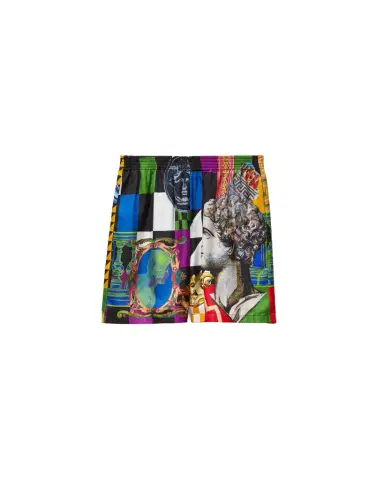 Versace Printed Silk Twill Shorts | Thumbnail 1 Versace Printed Silk Twill Shorts | Thumbnail 1
