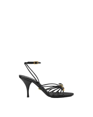 Versace Opera Bow Nappa Sandals 85 mm | Thumbnail 1 Versace Opera Bow Nappa Sandals 85 mm | Thumbnail 1