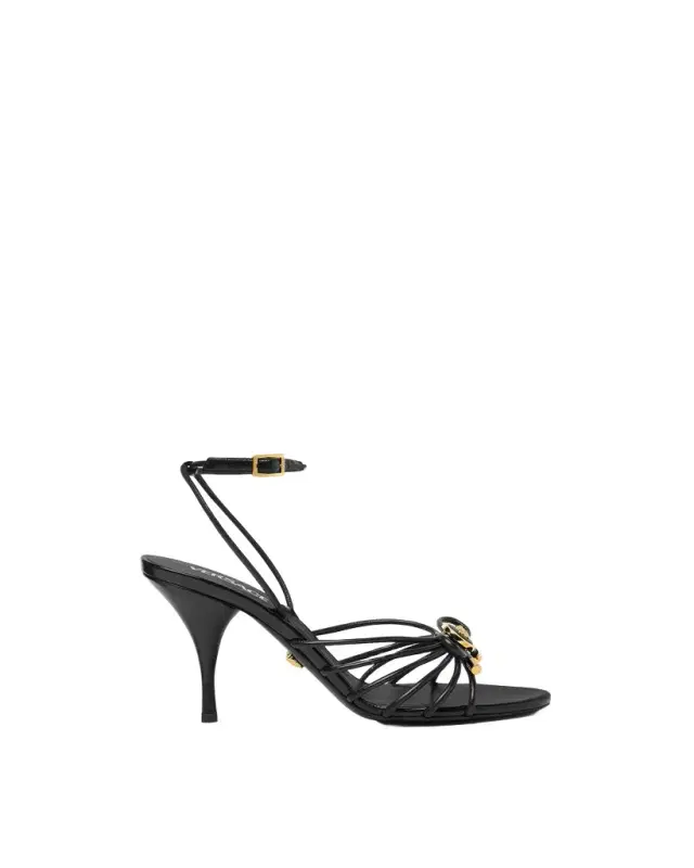 Versace Opera Bow Nappa Sandals 85 mm