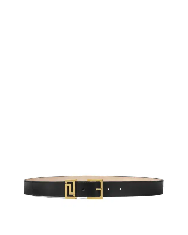 Versace Greca Goddess Leather Belt 3 cm