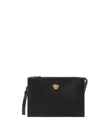 Versace La Medusa Leather Pouch | Thumbnail 1 Versace La Medusa Leather Pouch | Thumbnail 1