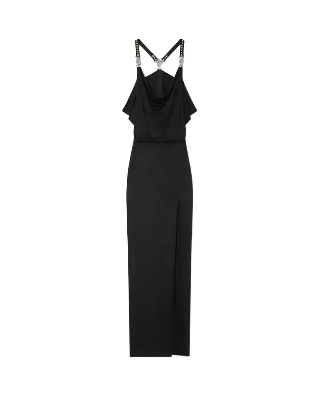 Versace Viscose-Jersey Gathered Gown