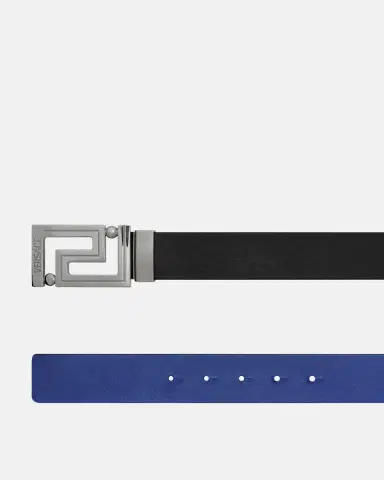 Versace Greca Leather Reversible Belt 3.5 cm | Thumbnail 2