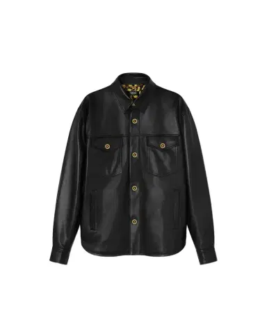 Versace Leather Overshirt | Thumbnail 1 Versace Leather Overshirt | Thumbnail 1