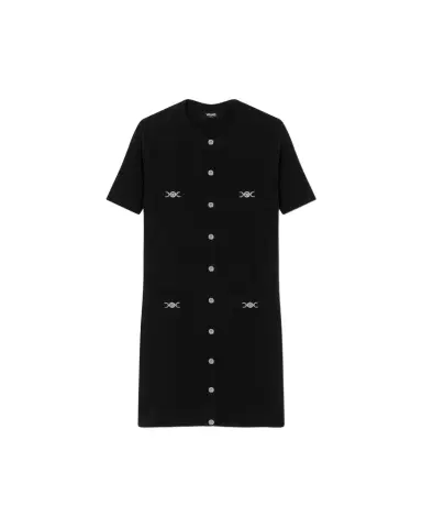 Versace Wool-Cashmere Knit Shirt Dress | Thumbnail 1