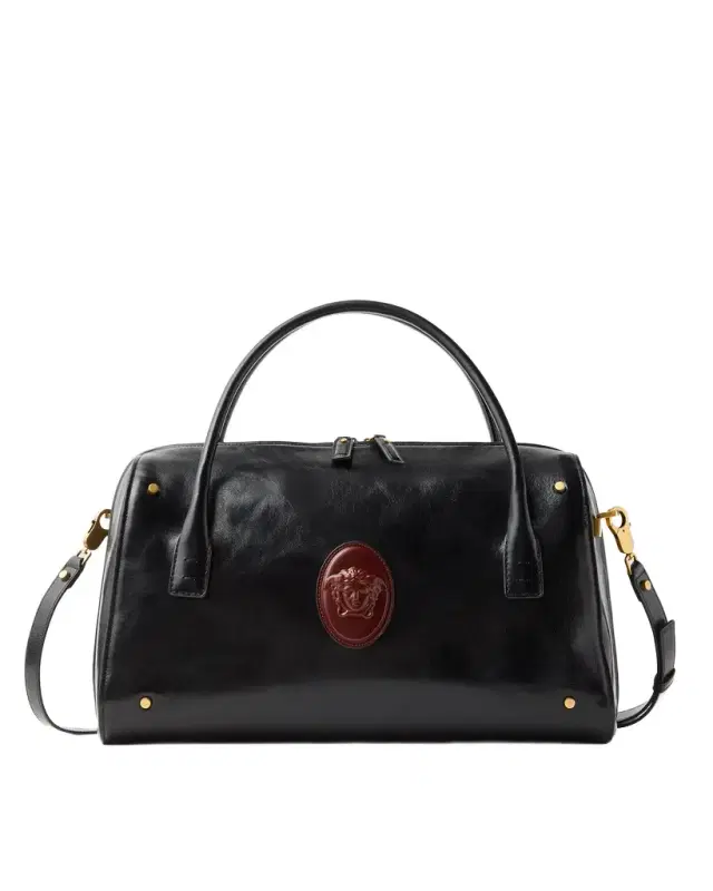 Versace Roomy Large Leather Duffel Bag