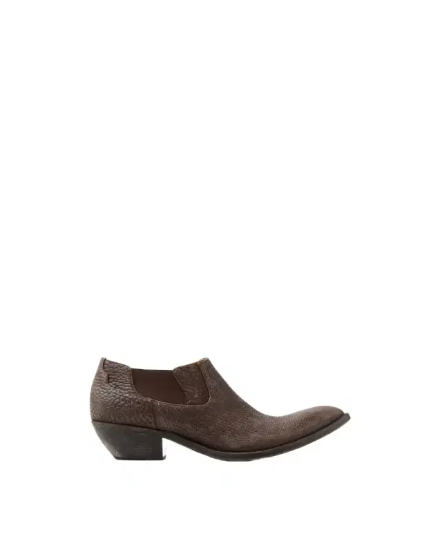 Versace Tigre Leather Texan Boots