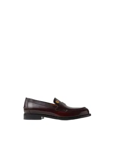 Versace Manu Leather Loafers | Thumbnail 1