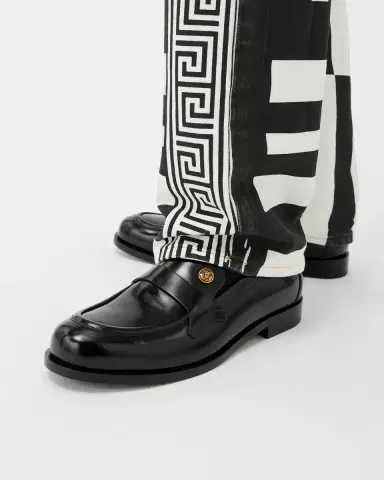 Versace Manu Leather Loafers | Thumbnail 2 Versace Manu Leather Loafers | Thumbnail 2