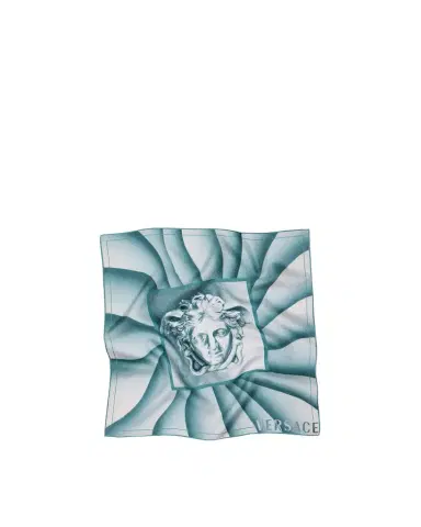 Versace Printed Silk Twill Scarf 55 cm | Thumbnail 1 Versace Printed Silk Twill Scarf 55 cm | Thumbnail 1