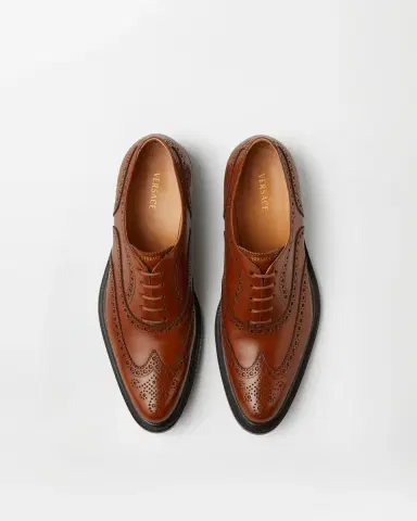 Versace Maverick Leather Derby Shoes | Thumbnail 2