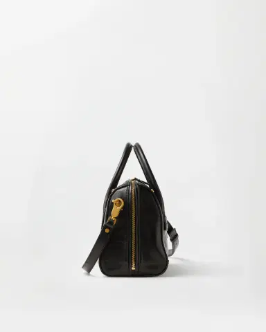 Versace Roomy Leather Boston Bag | Thumbnail 2 Versace Roomy Leather Boston Bag | Thumbnail 2