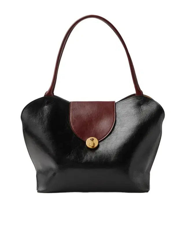 Versace Vivian Large Leather Shoulder Bag