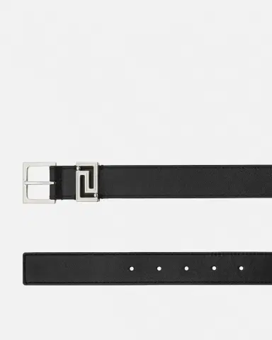 Versace Greca Leather Belt 1.2" | Thumbnail 2
