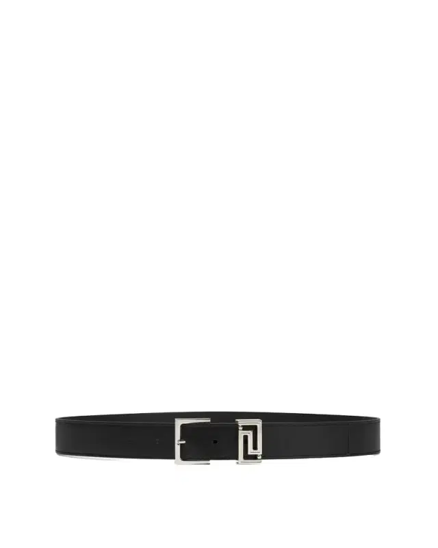 Greca Leather Belt 1.2"