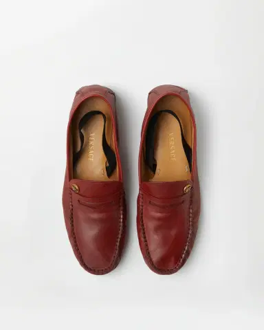 Versace Guanto Leather Loafers | Thumbnail 2 Versace Guanto Leather Loafers | Thumbnail 2