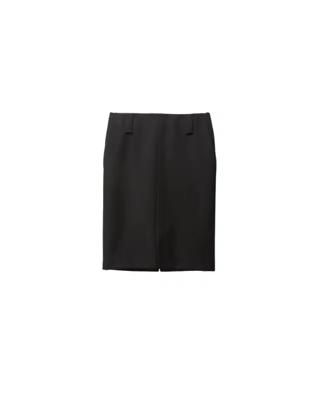 Versace Wool Pencil Skirt