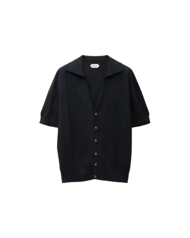 Versace Silk-Cotton Knit Polo | Thumbnail 1