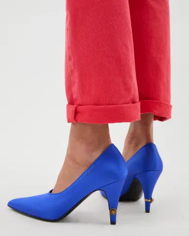 Versace Gianni Satin Pumps 90 mm | Thumbnail 2