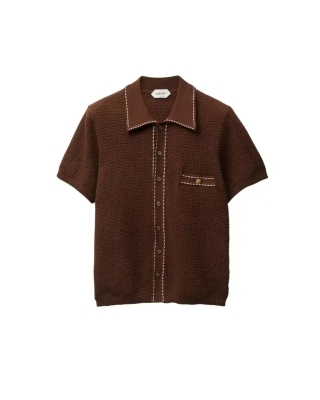Versace Cotton Knit Shirt