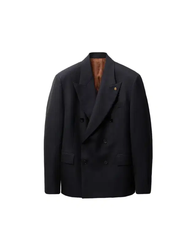 Versace Pinstripe Wool Boxy Blazer