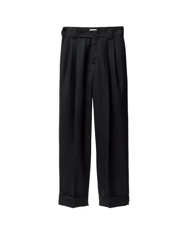 Versace Pinstripe Wool Twill Oversized Pants