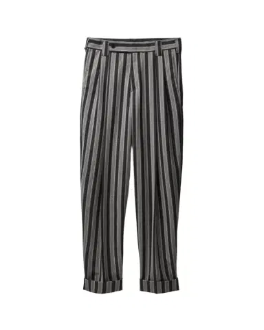Versace Pinstripe Wool Oversized Pants | Thumbnail 1 Versace Pinstripe Wool Oversized Pants | Thumbnail 1