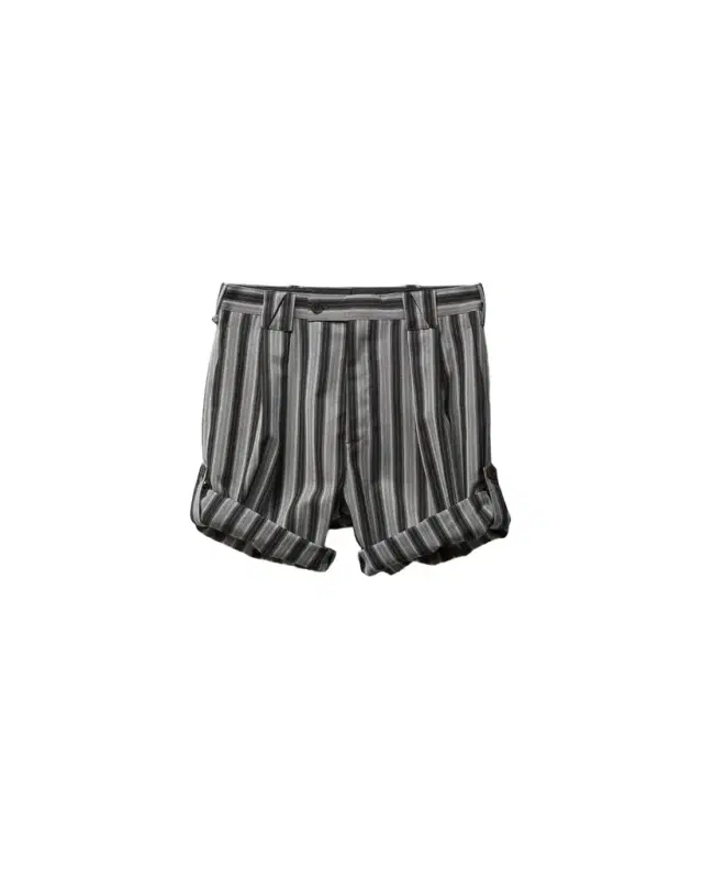 Versace Pinstripe Wool Formal Shorts