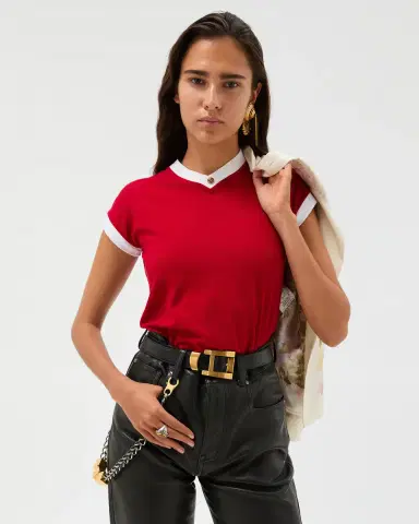 Versace Stretch Cotton-Jersey T-Shirt | Thumbnail 2 Versace Stretch Cotton-Jersey T-Shirt | Thumbnail 2