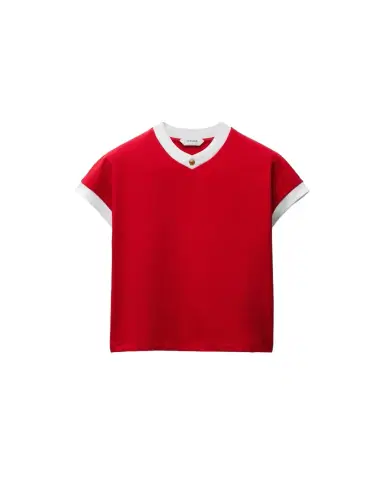 Versace Stretch Cotton-Jersey T-Shirt | Thumbnail 1 Versace Stretch Cotton-Jersey T-Shirt | Thumbnail 1