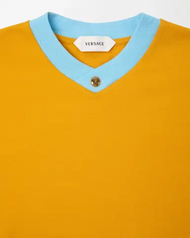 Versace Stretch Cotton-Jersey T-Shirt | Thumbnail 2 Versace Stretch Cotton-Jersey T-Shirt | Thumbnail 2