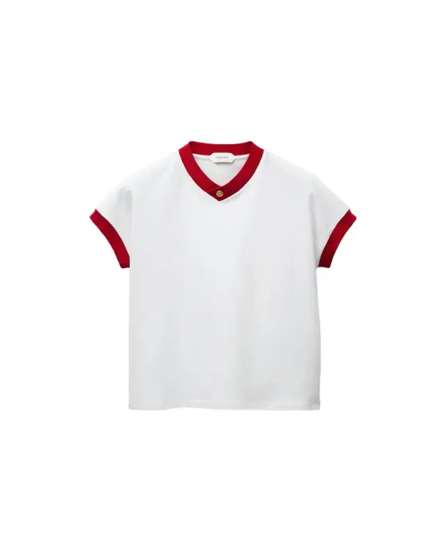 Versace Stretch Cotton-Jersey T-Shirt