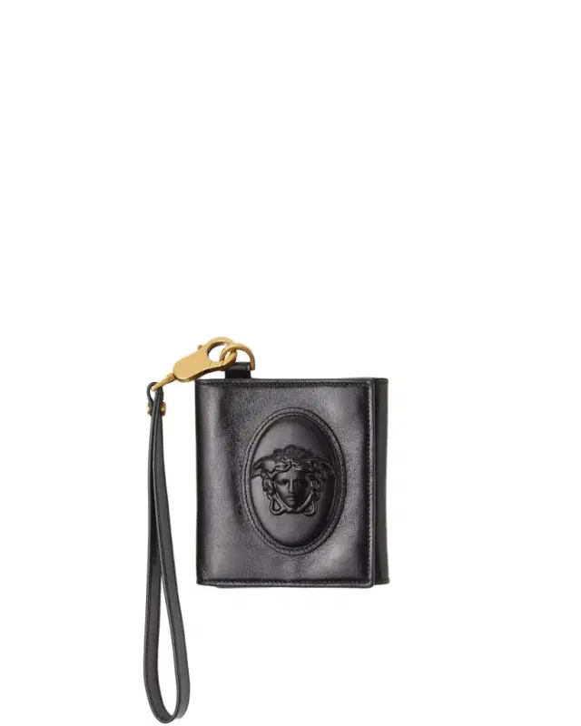 Versace Roomy Leather Wallet