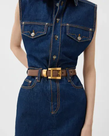 Versace Leather Belt 3 cm | Thumbnail 2 Versace Leather Belt 3 cm | Thumbnail 2