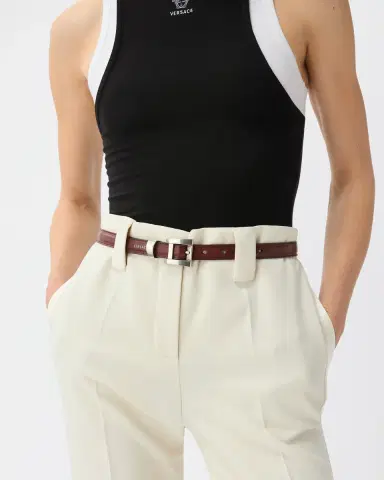 Versace Leather Belt 2 cm | Thumbnail 2 Versace Leather Belt 2 cm | Thumbnail 2