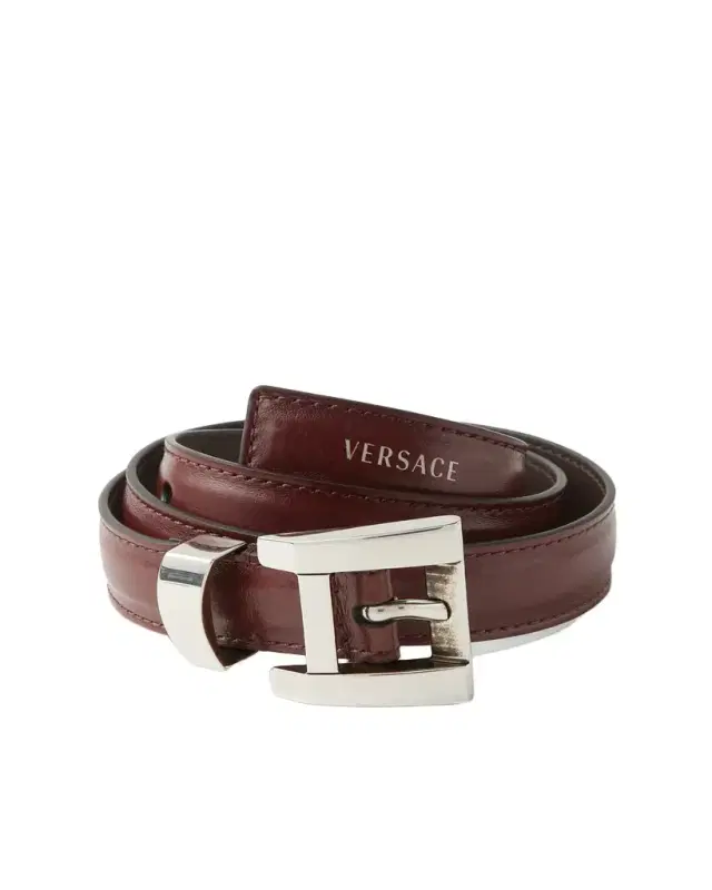 Versace Leather Belt 2 cm