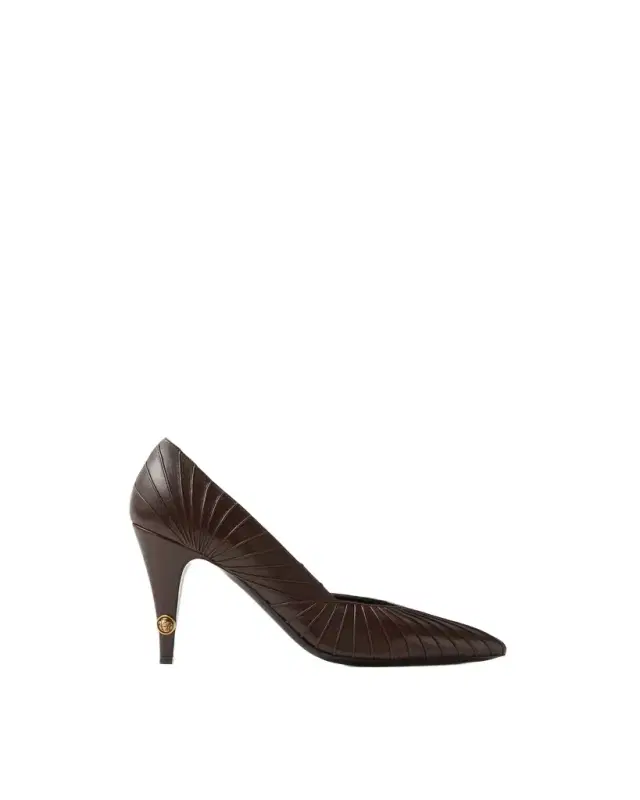 Versace Gianni Leather Pumps 90 mm